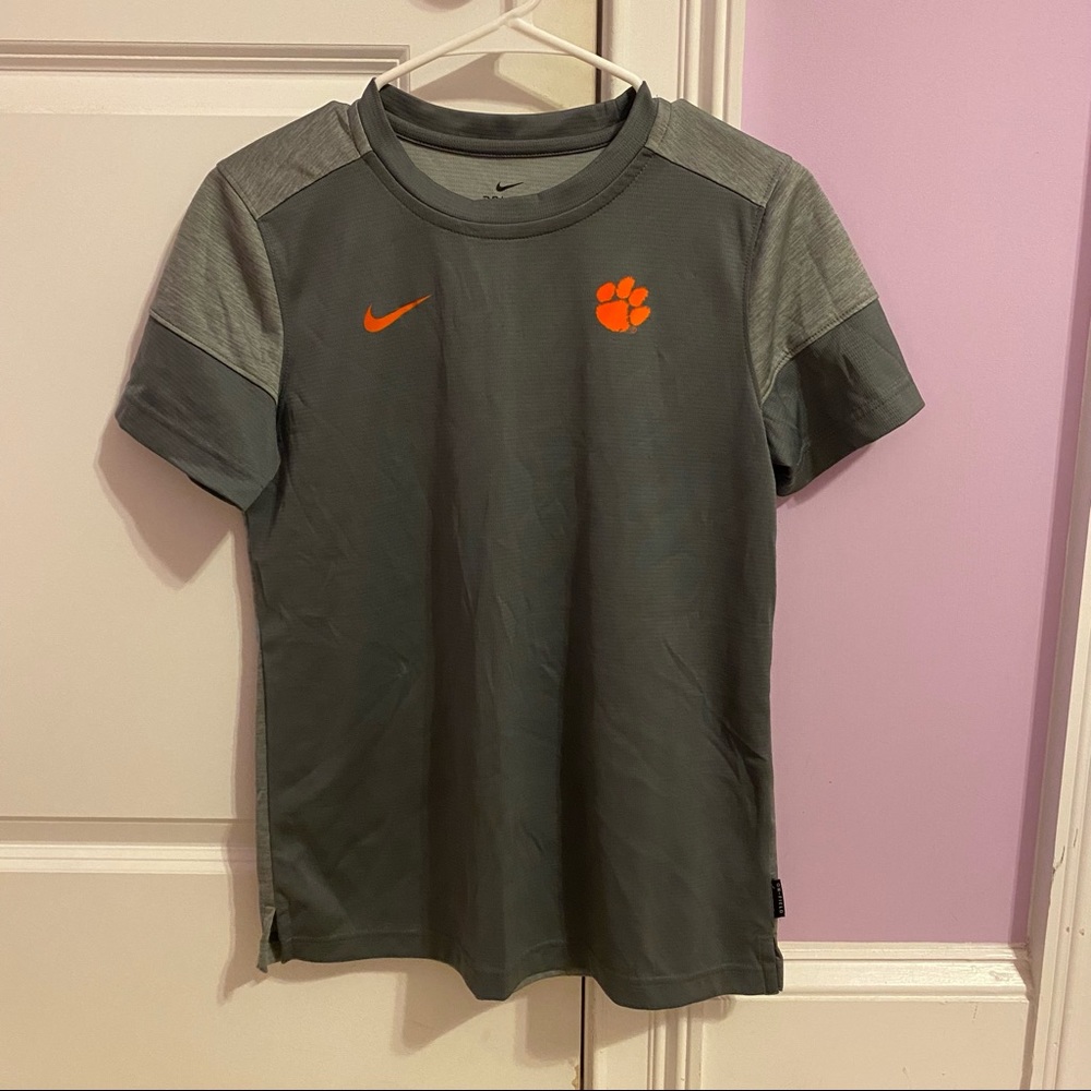NIKE Clemson DriFit Short Sleeve Shirt